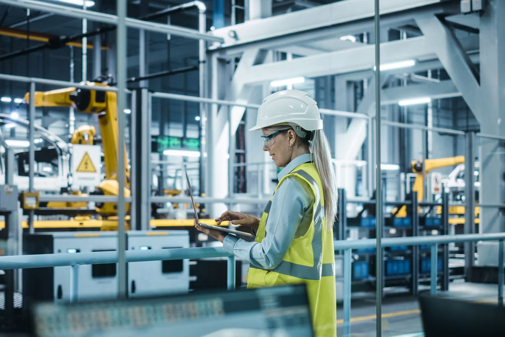 With IoT-enabled smart sensors, machines and equipment can continuously collect and share data on performance