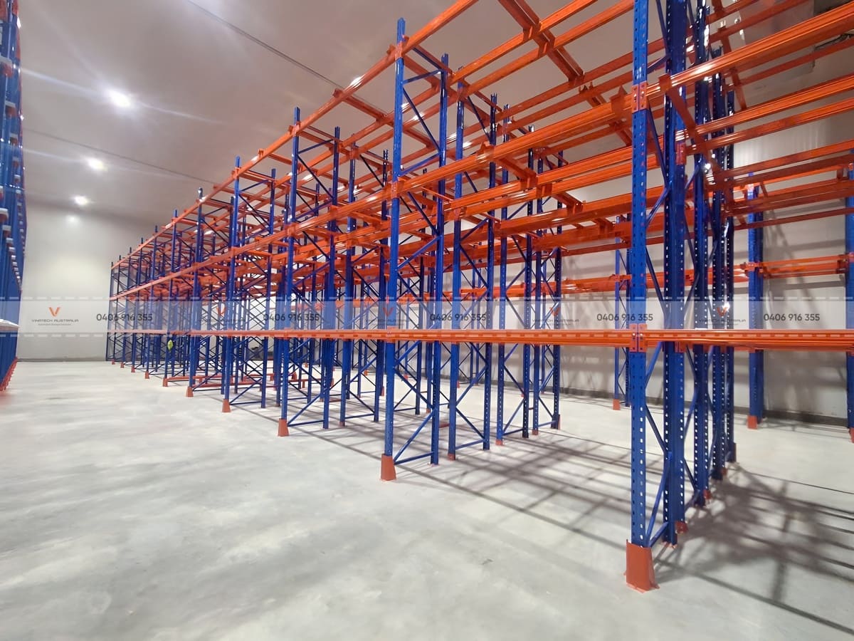 Integrated Racking Solution Combining Selective and Drive-In Systems 4