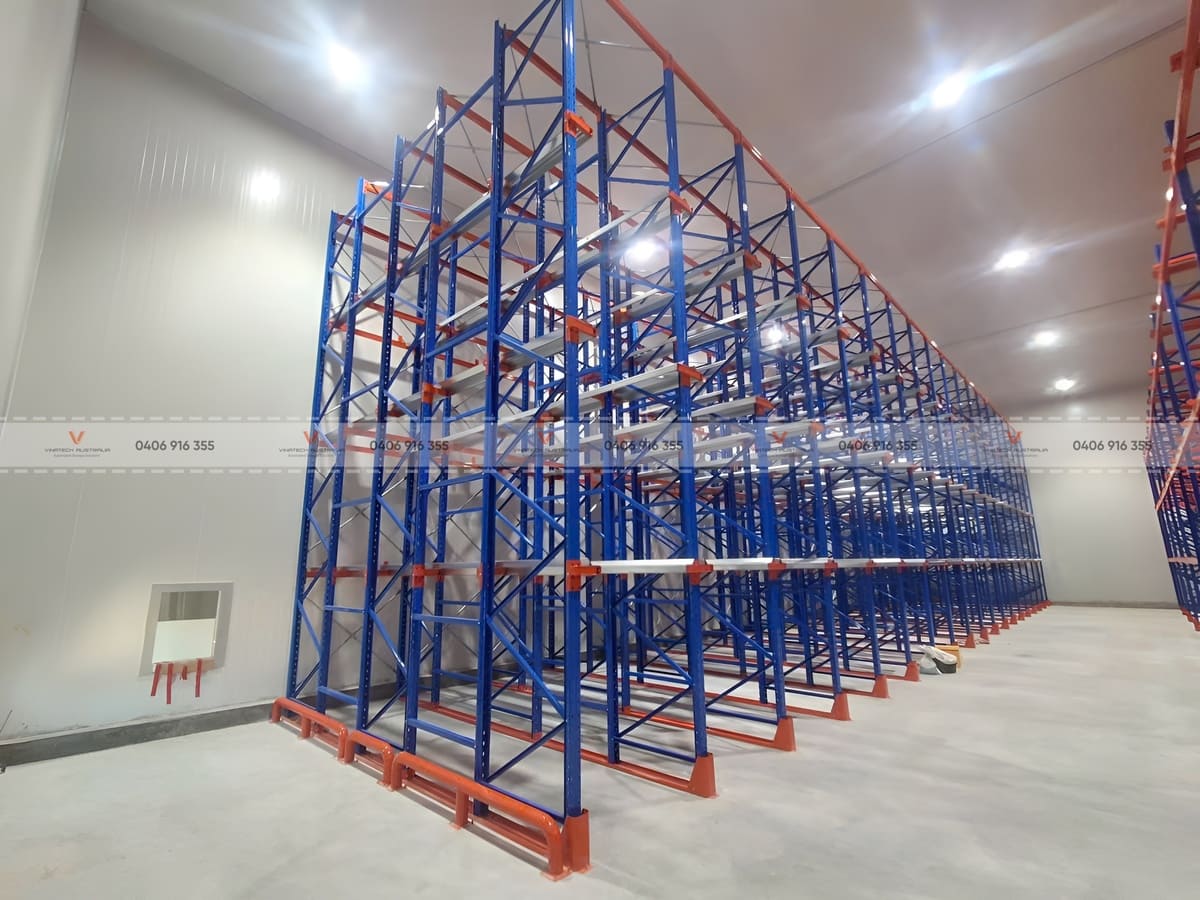 Integrated Racking Solution Combining Selective and Drive-In Systems 6