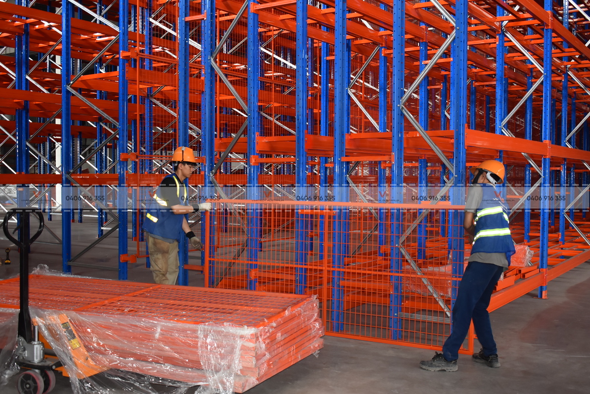 Double Deep Racking Project for a Manufacturing Warehouse