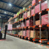 Food and beverage warehouses require racking systems that maximise storage capacity, support FIFO or LIFO inventory management, and improve operational efficiency for fast-moving, high-volume products.
