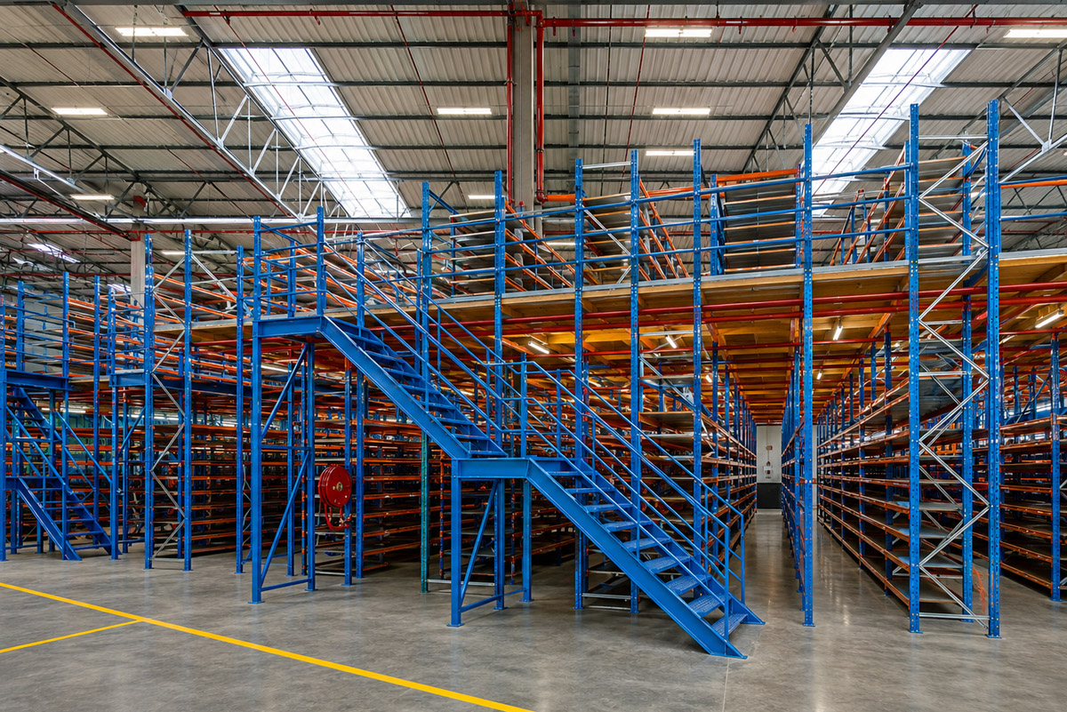 Additional usable floor space created within the existing warehouse