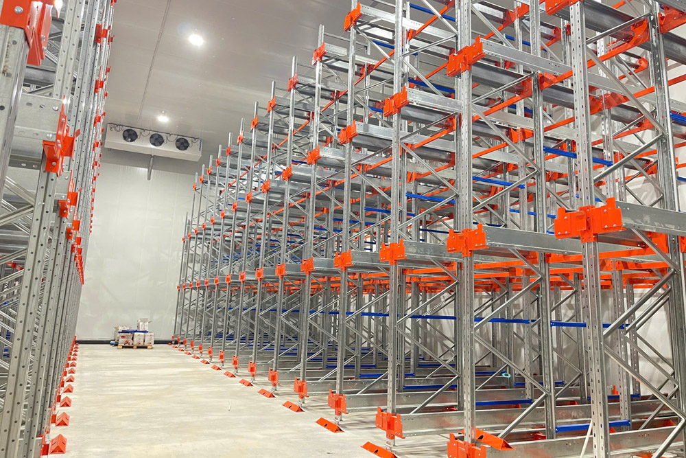 High-density pallet storage supported by automated shuttle technology