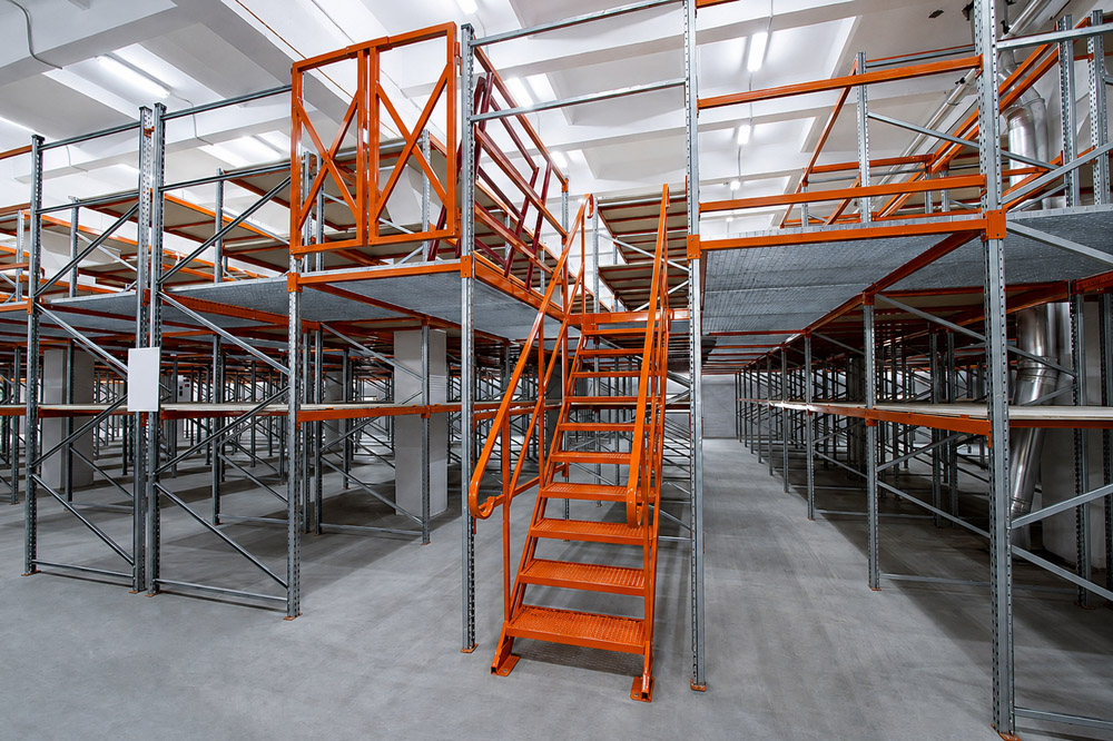 Additional usable floor space created within the existing warehouse