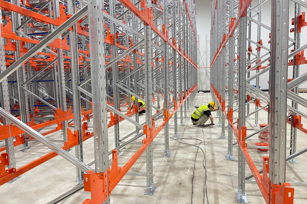 Professional installation helps ensure racking components are correctly positioned, aligned and secured on site