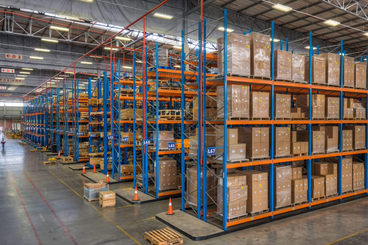 Selective racking provides direct access to every pallet, making it ideal for coolrooms with multiple SKUs