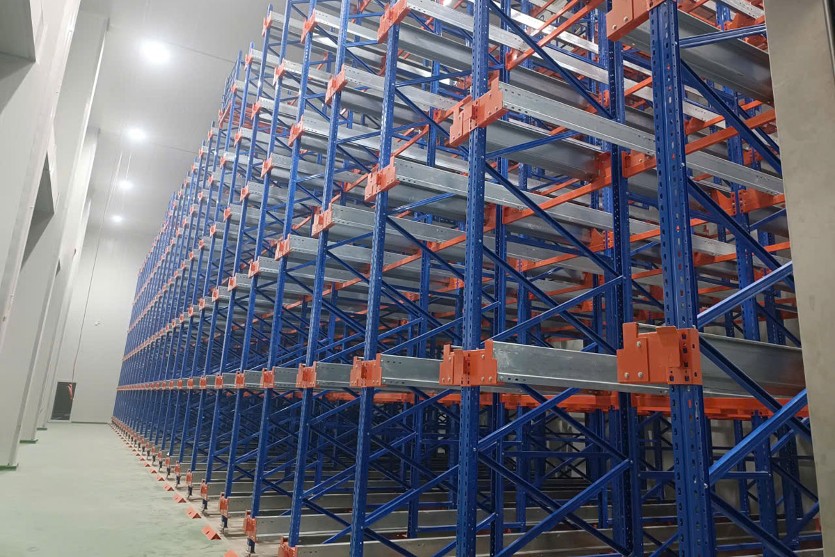 Corrosion protection helps coolroom warehouse racking withstand moisture and temperature changes