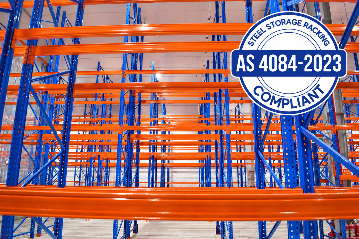 AS 4084:2023 sets key requirements for steel storage racking in Australia
