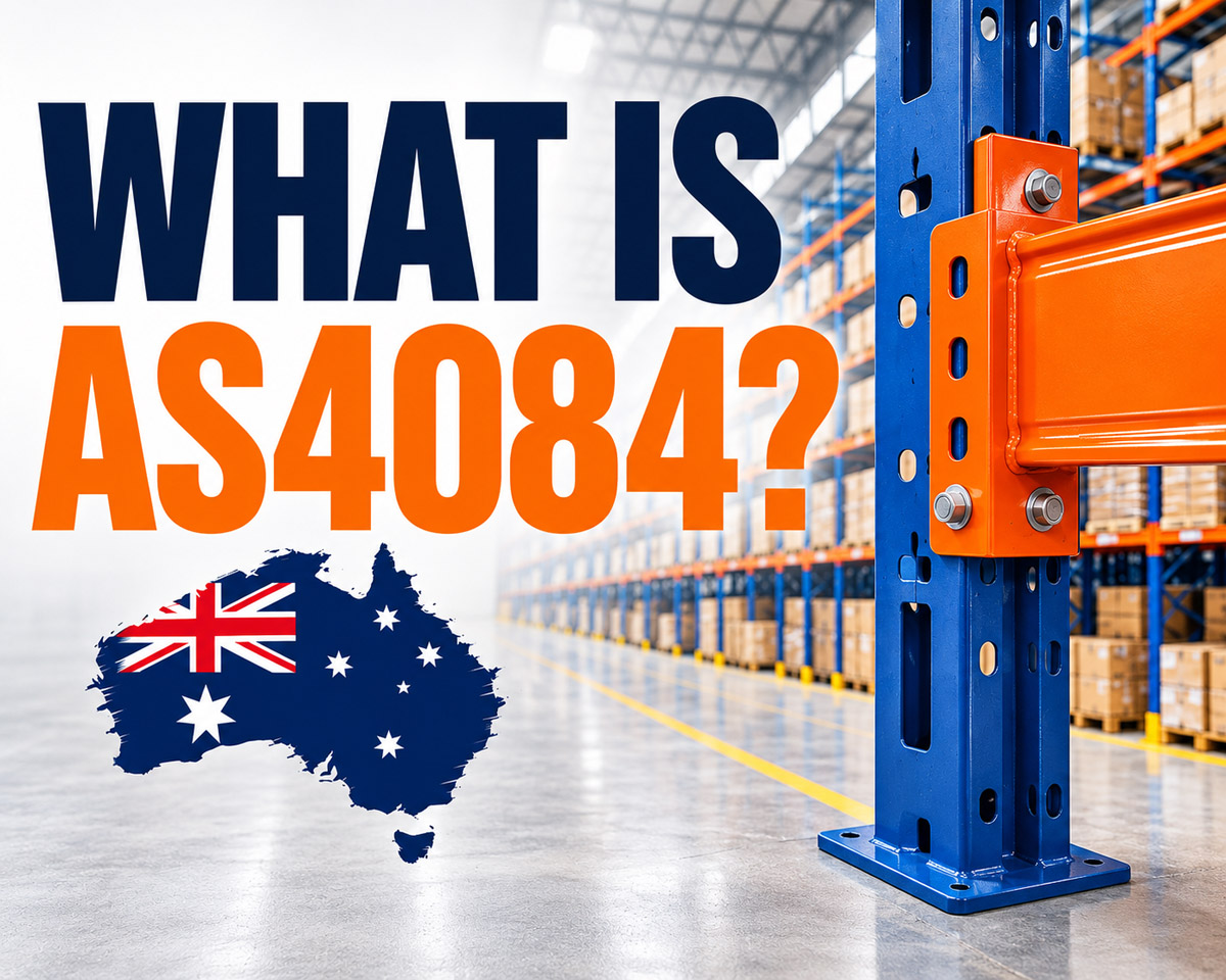 AS4084 is the Australian Standard for steel storage racking