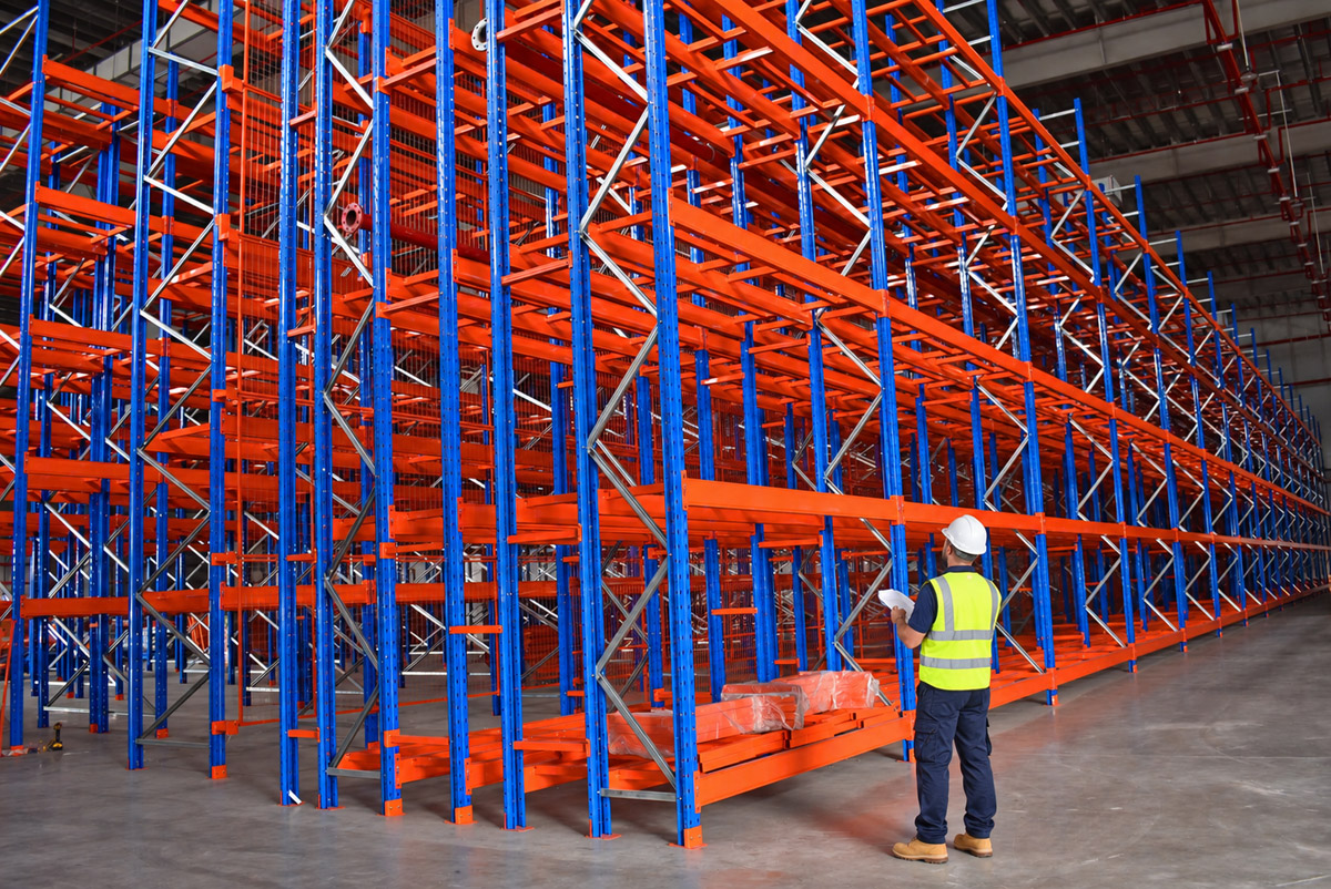 Proper installation and impact protection help minimise damage and maintain racking stability