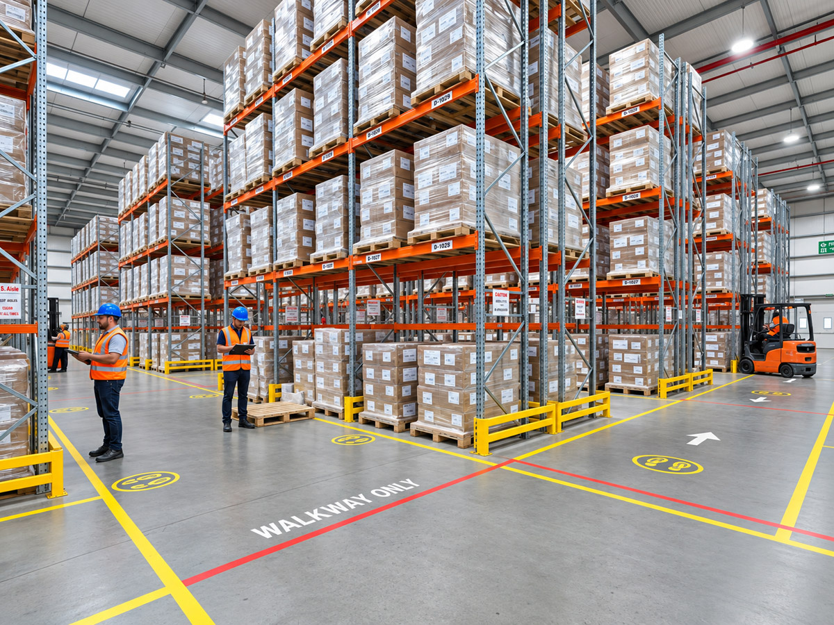 Identify racking damage, unsafe use and changes requiring corrective action.