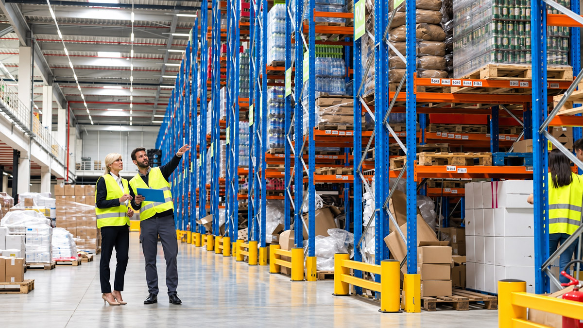 Assess rack condition, usage and key areas requiring corrective action.