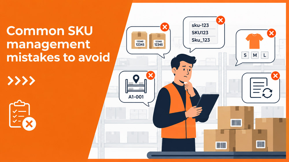 Avoid common SKU mistakes to maintain accurate inventory records and smooth warehouse operations